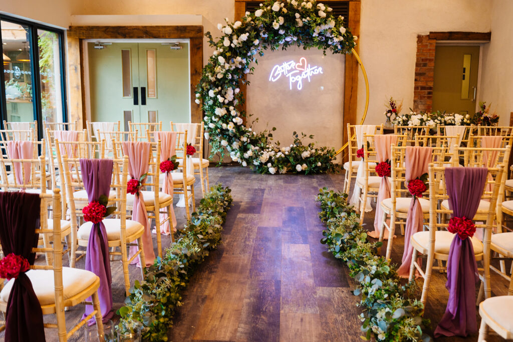 barn wedding venue worcestershire Bennett's Willow Barn