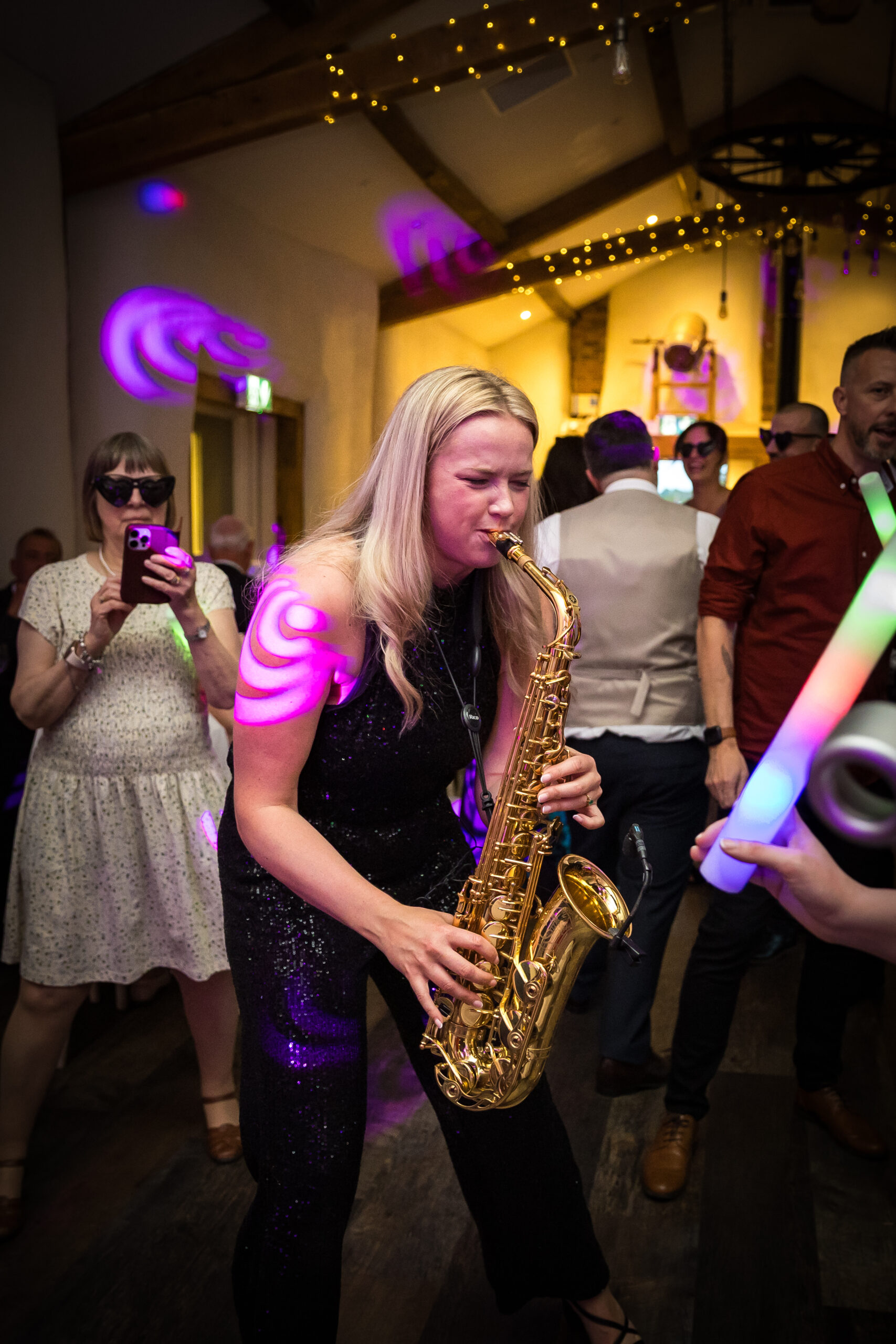 Live wedding sax