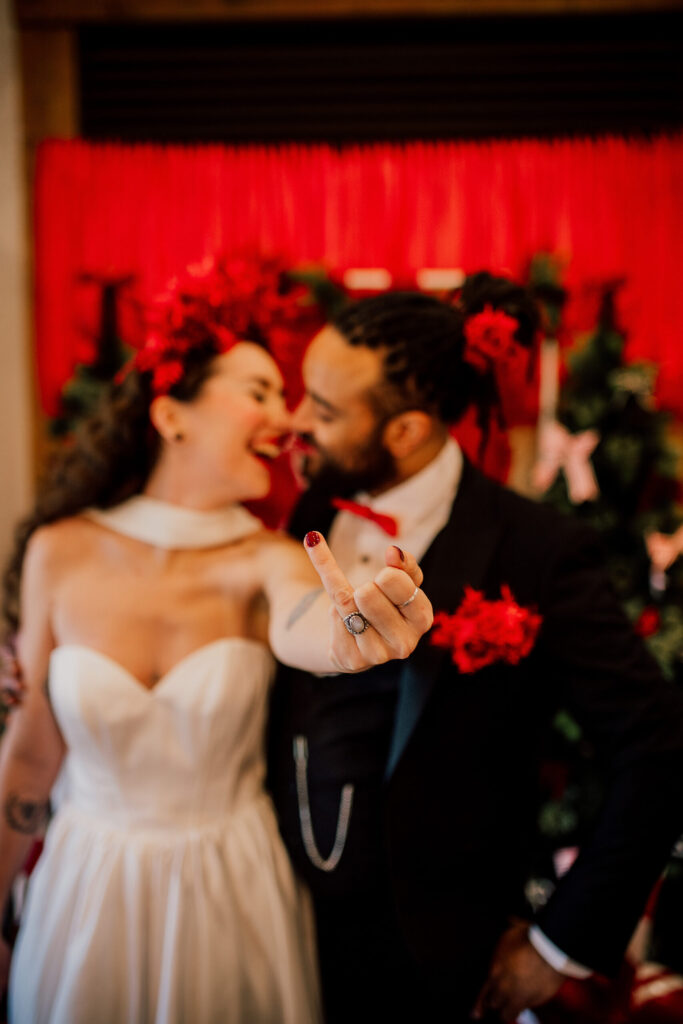 Christmas wedding inspiration Bennetts Willow Barn Weddings