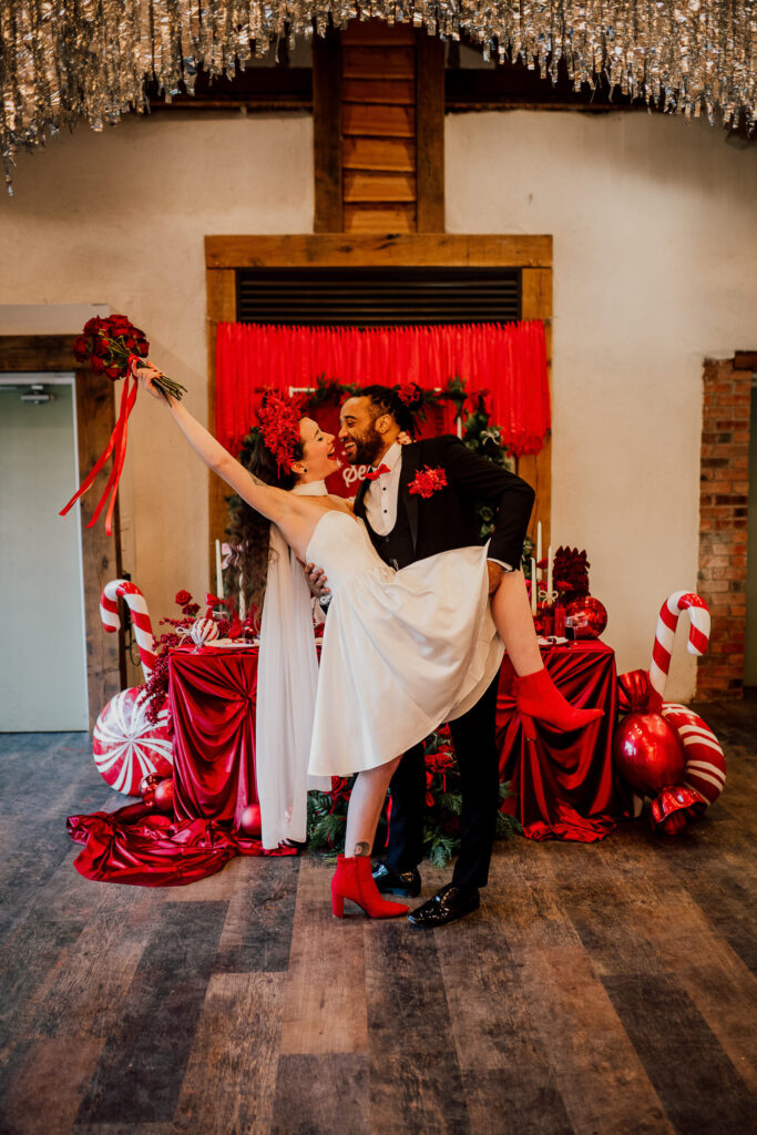 Christmas wedding inspiration Bennetts Willow Barn Weddings