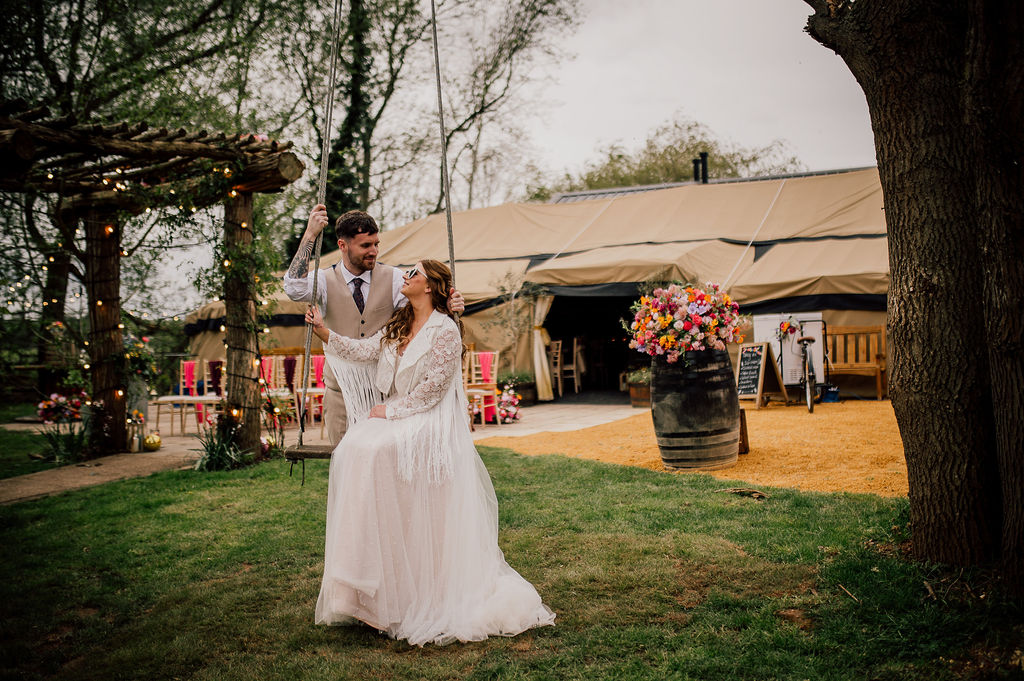 Barn and yurt wedding venue, Worcestershire