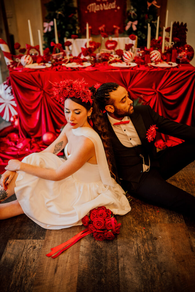 Christmas wedding inspiration Bennetts Willow Barn Weddings