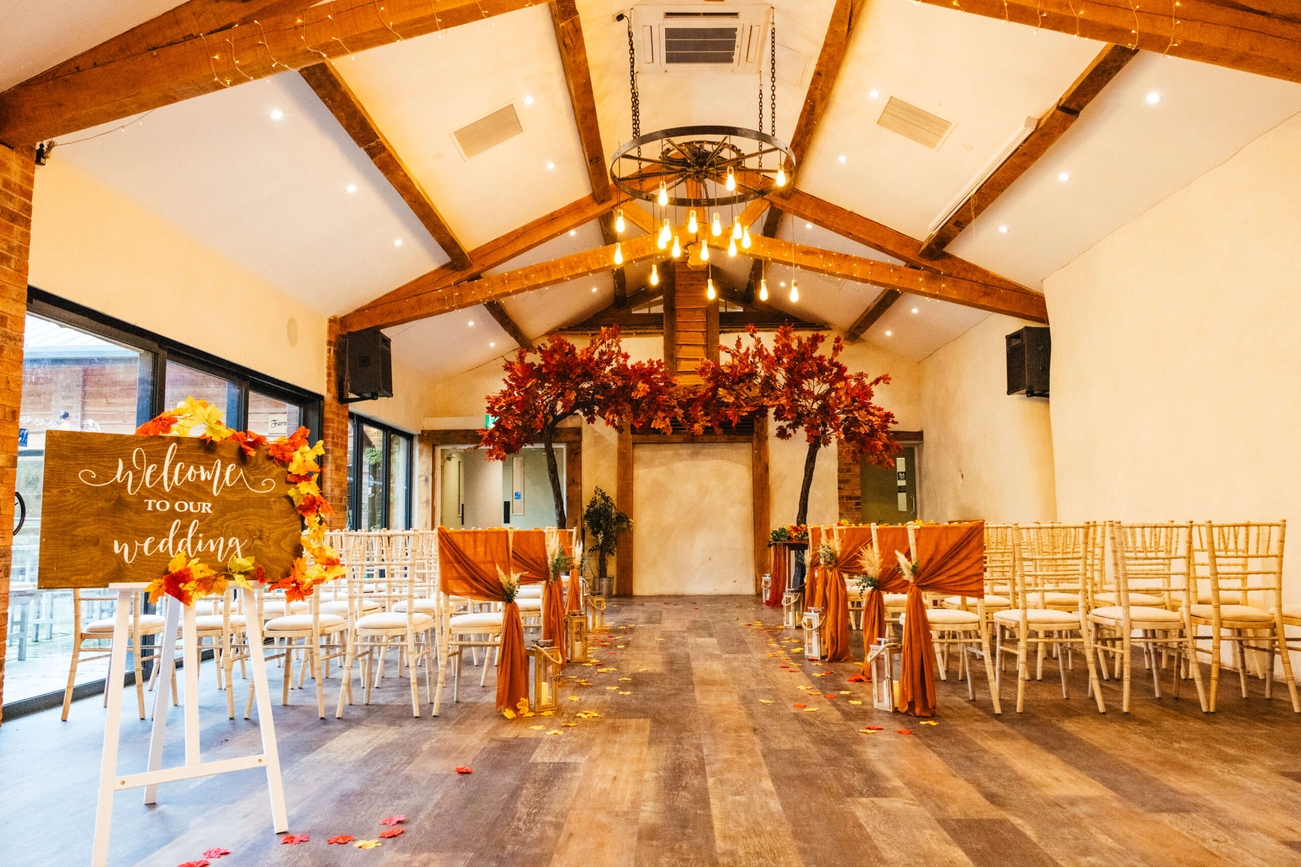 Autumn barn wedding inspiration