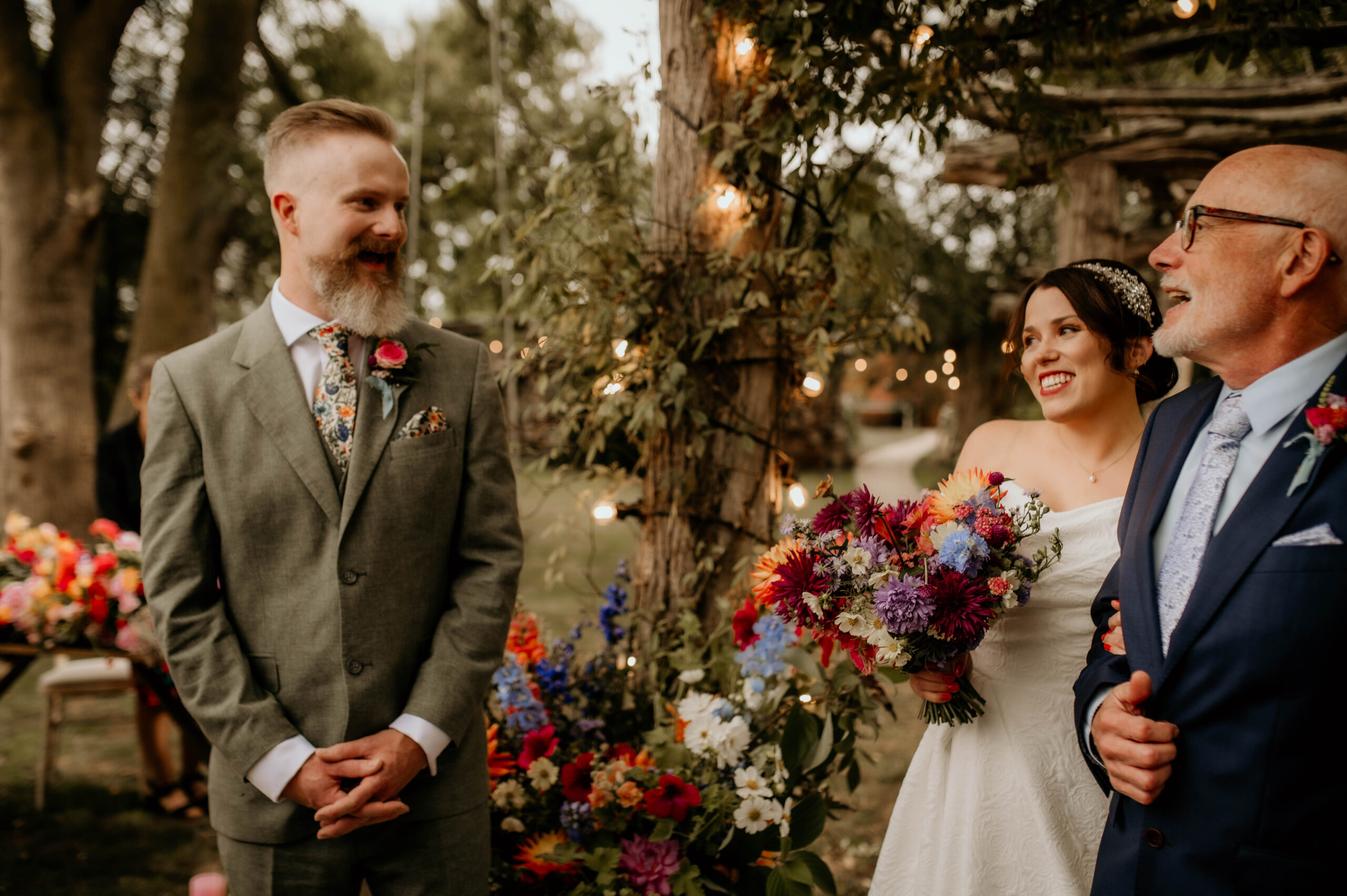 Festival wedding venue: real wedding inspiration